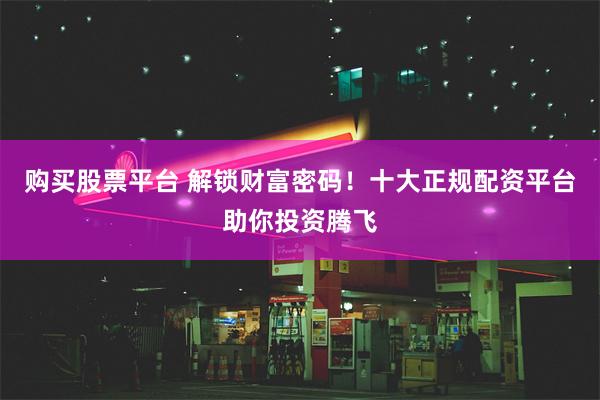 购买股票平台 解锁财富密码！十大正规配资平台助你投资腾飞