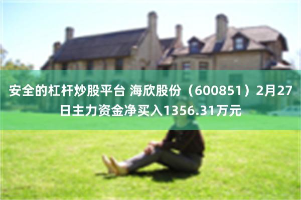 安全的杠杆炒股平台 海欣股份（600851）2月27日主力资金净买入1356.31万元